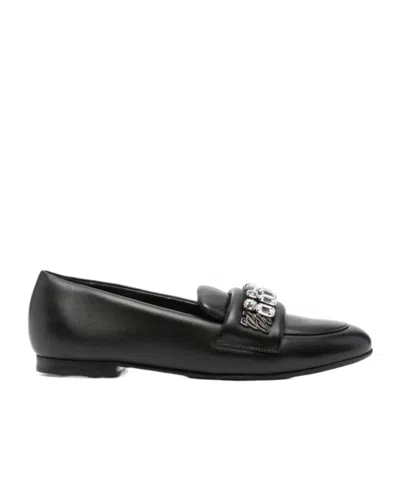 CASADEI CASADEI EMBELLISHED SLIP-ON FLAT SHOES