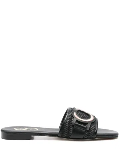 Casadei Sandalen Mit Logo-patch