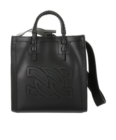 CASADEI CASADEI BEAURIVA LOGO-PATCH SHOPPER BAG