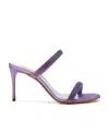 Casadei Logo Sandals In Purple