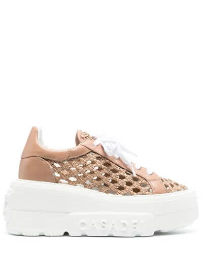 Casadei Low-top Sneakers In Neutrals