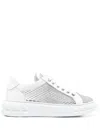 Casadei Lurex Sneakers In White