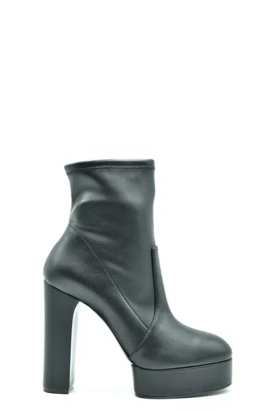Casadei Luxurious Mini Ankle Boots In Green
