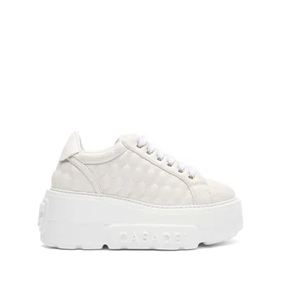 Casadei Nexus Platform Sneakers In White