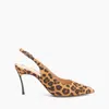 Casadei Malesia Blade Slingbacks - Woman Pumps And Slingback Leopard 38.5