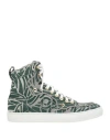 Casadei Man Sneakers Grey Size 12 Textile Fibers