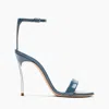 Casadei Marta Denim Lac Sandals - Woman Sandals Denim 42 In Denim