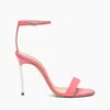 Casadei Marta Leather Sandals - Woman Sandals Coral 39.5
