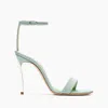 Casadei Marta Solar Eclipse Sandals - Woman Sandals Milk And Mint 42 In Milk And Mint