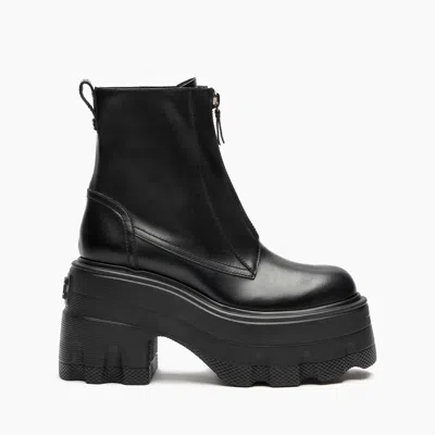 Casadei Maxxxi Zipped Leather Ankle Booots - Woman Ankle Boots Black 41