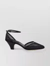 Casadei Mesh Ankle Strap Sandals With Mid Heel