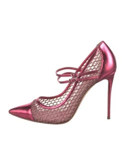 Pre-owned Casadei Mesh Pumps