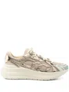 Casadei Mesh Sneakers In Gold