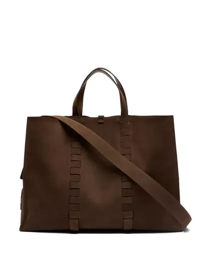 Casadei Milano Velour Bag - Woman Bags Caribou Qt In Brown