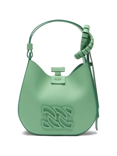 Casadei Mini Vandome Handbag In Green