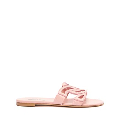 Casadei Miramar Slides - Woman Flats And Loafers Light Peach 39 In Pink