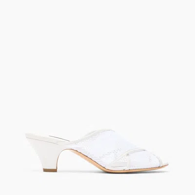 Casadei Muni Net Mules - Woman Mules White 40