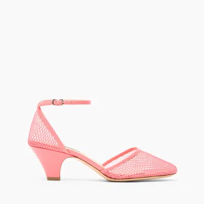 Casadei Muni Net Pumps - Woman Pumps And Slingback Coral 41