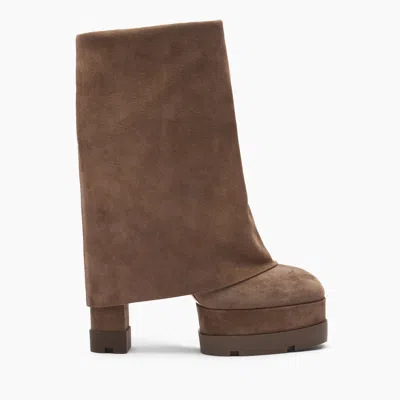 Casadei Nancy Ankle Boot - Woman Ankle Boots Caribou 36.5 In Brown