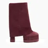 Casadei Nancy Ankle Boot - Woman Ankle Boots Rubino 36.5 In Burgundy