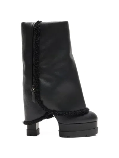 Casadei Nancy Winnipeg Ankle Boots In Black