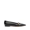 Casadei Cleo Ballet Flats In Black
