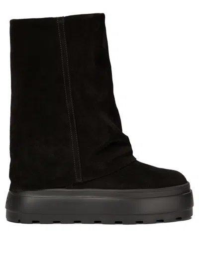 Casadei New Double Face Boot In Black