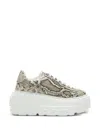 Casadei Nexus Basilisco Python-print Sneakers In Multi
