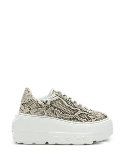 Casadei Nexus Basilisco Python-print Sneakers In Multi