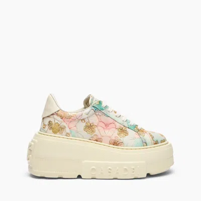 Casadei Nexus Floral-detail Sneakers In Multi