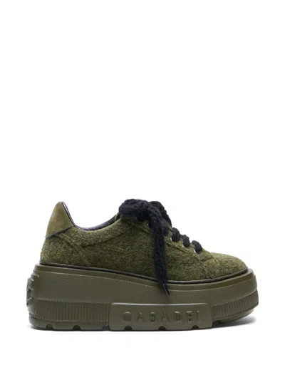 Casadei Nexus Cayenne Low-top Sneakers In Green