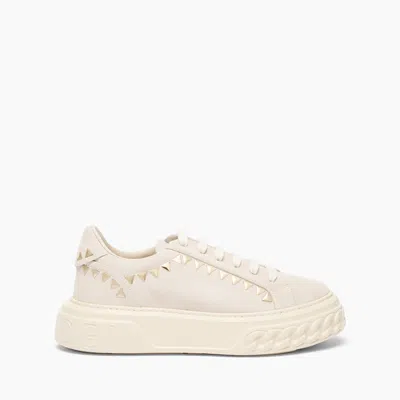 Casadei Nexus Divine Sneaker - Woman Sneakers Yogurt Gold 37 In White