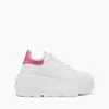 Casadei Nexus Flash Sneakers - Woman Xxl Sole White And Minou 38 In White And Minou