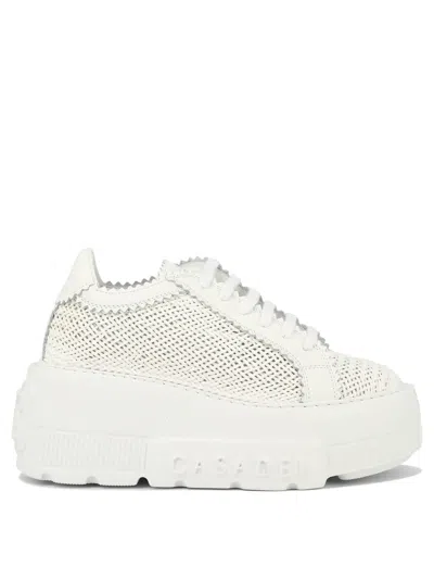 Casadei White Leather Nexus Hanoi Sneakers