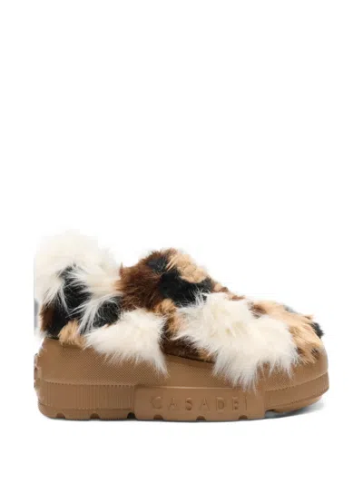 Casadei Nexus Husky Sneakers In Brown