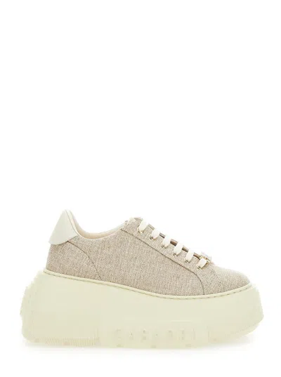 Casadei Nexus Iutalux Sneakers In Beige