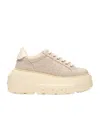 Casadei Nexus Jutalux Platform Sole Casual Shoes In Nude