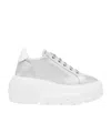 Casadei Nexus Hanoi Leather Sneakers In White