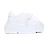 Casadei Nexus Net Salento Leather Low Top Sneakers In White