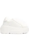Casadei Nexus Platform Leather Sneakers