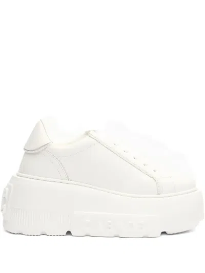 Casadei Nexus Platform Leather Sneakers