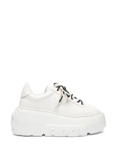 Casadei Nexus Platform Sneakers In White