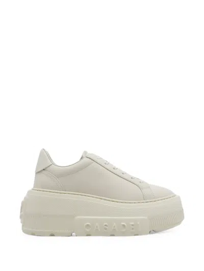 Casadei Nexus Platform Sneakers In White