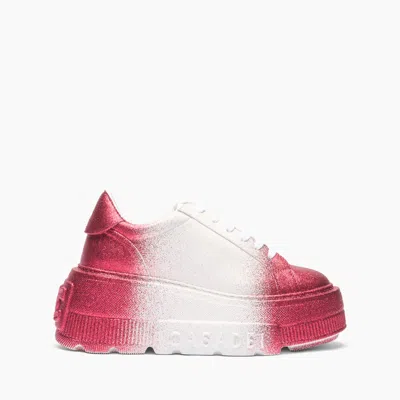 Casadei Nexus Salento Reflex Sneakers - Woman Sneakers White And Pink 36.5