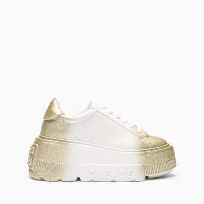 Casadei Nexus Salento Reflex Sneakers - Woman Sneakers White And Sand 41