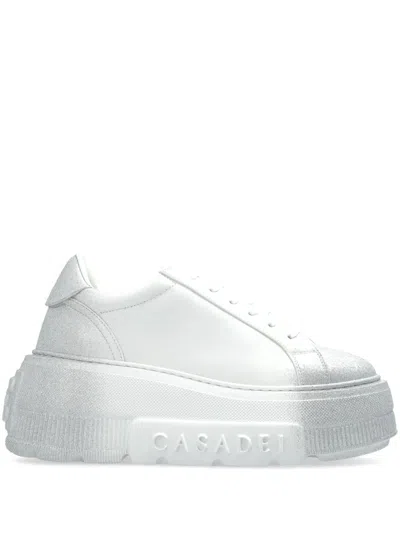 Casadei Nexus Salento Reflex Sneakers In White