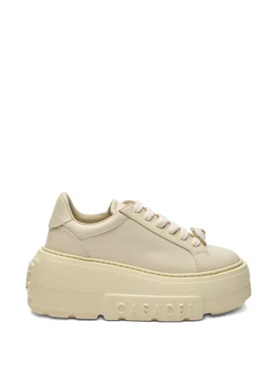 Casadei Nexus Pearl Low-top Sneakers In Neutral
