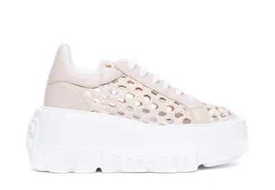 Casadei Nexus Versilia Platform Trainers In Neutral