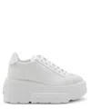 Casadei White Leather Nexus Sneakers In White