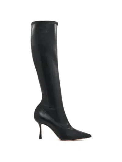 Casadei Nina Knee-high Boots In Black